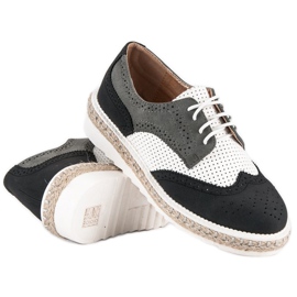 Ideal Shoes Schuhe, Espadrilles grau 4