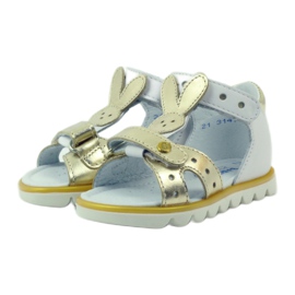 Bartek Sandalki Anwendung Kaninchen Flexible 31491 Weiß/Gold 3