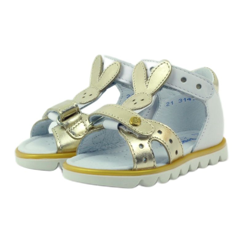 Bartek Sandalki Anwendung Kaninchen Flexible 31491 Weiß/Gold 3