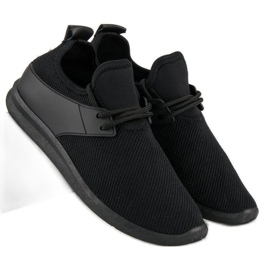 Super Me Sneaker aus schwarzem Textil 1