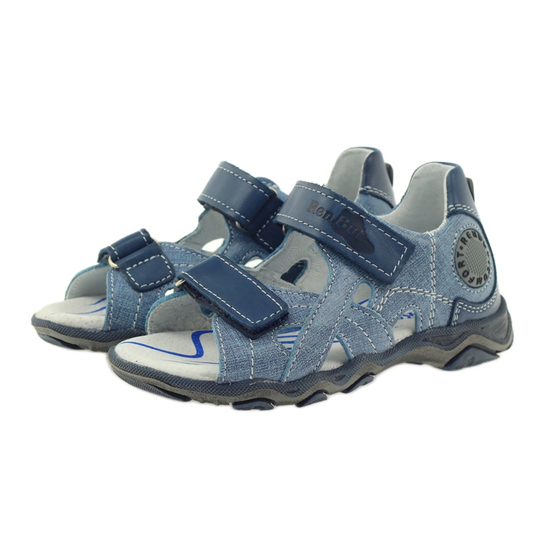 Sandalen mit Klettverschluss Ren But 3053 Jeans blau 4