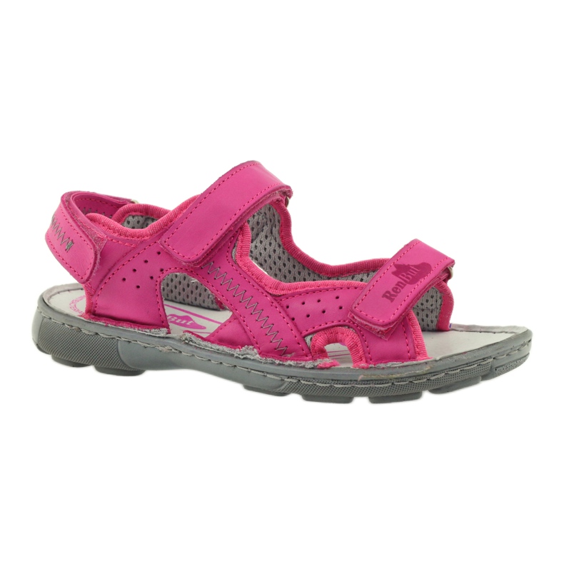 Ren But Leder Flexible Mädchen Sandalen 4256 Amaranth Ren Aber rosa 1