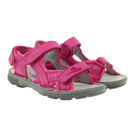 Ren But Leder Flexible Mädchen Sandalen 4256 Amaranth Ren Aber rosa 4