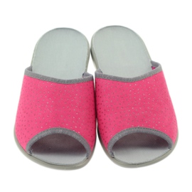 Befado Damenschuhe Hausschuhe 254d088 Hausschuhe grau rosa 4