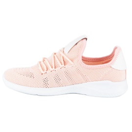 Sport Luftige Sneaker zum Hineinschlüpfen rosa 1