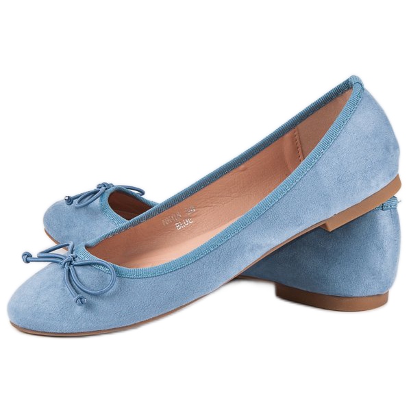 Seastar Ballerinas aus blauem Wildleder 2