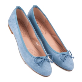 Seastar Ballerinas aus blauem Wildleder 1
