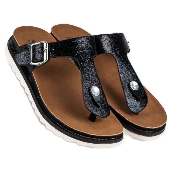 Seastar Bequeme Flip-Flops schwarz 1