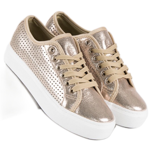 McKey Goldene geknotete Sneakers 1