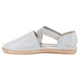 McKey Silberne Espadrilles grau 1