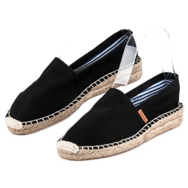 McKey Bequeme schwarze Espadrilles 2