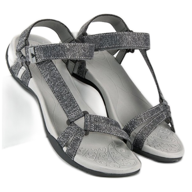 American Club Lässige amerikanische Sandalen grau 2