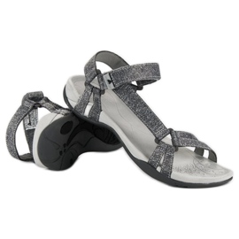 American Club Lässige amerikanische Sandalen grau 1