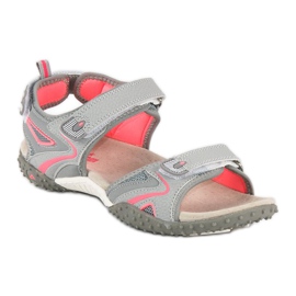 American Club Sportliche amerikanische Sandalen grau 1
