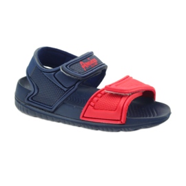American Club Amerikanische Sandalen Kinderwasserschuhe rot marineblau 1