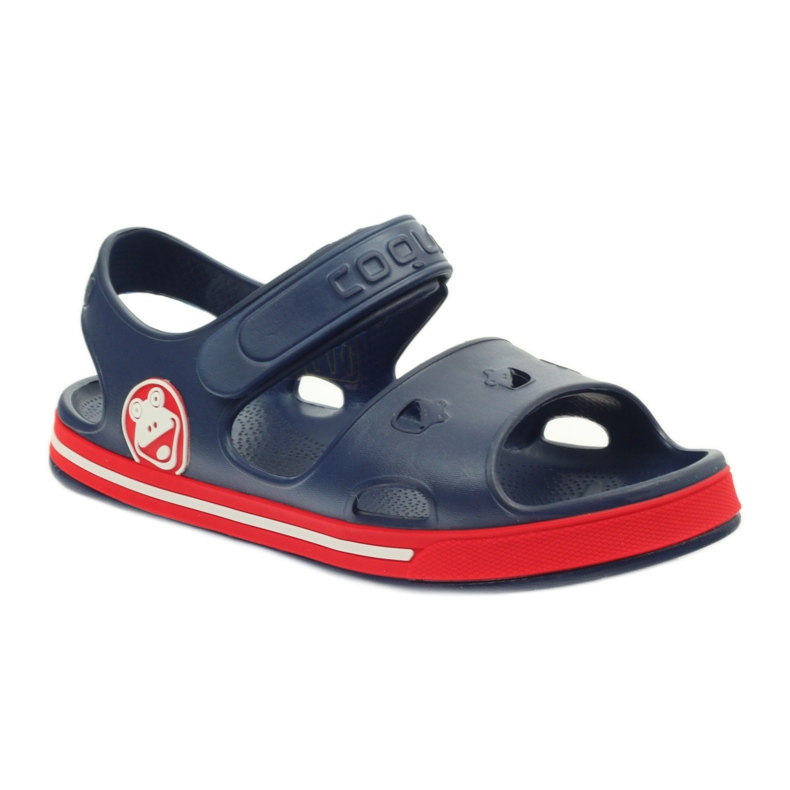 Wassersandalen Żabka COQUI Marineblau rot 1