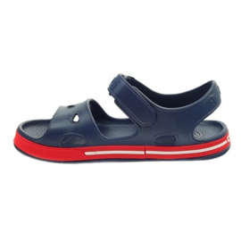 Wassersandalen Żabka COQUI Marineblau rot 2