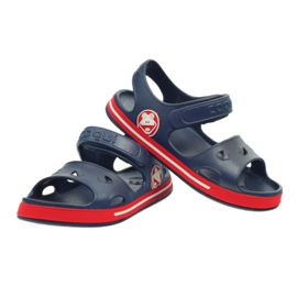 Wassersandalen Żabka COQUI Marineblau rot 3