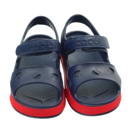 Wassersandalen Żabka COQUI Marineblau rot 4