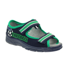 Sandalen für Jungen Befado 969x078 marineblau grün 1