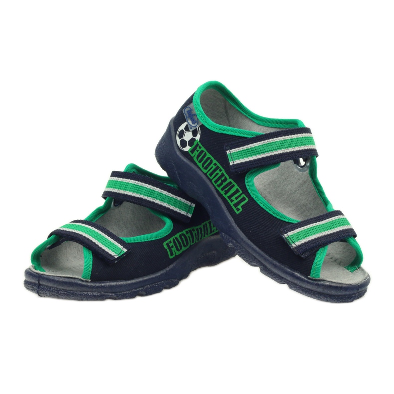 Sandalen für Jungen Befado 969x078 marineblau grün navy blau 3