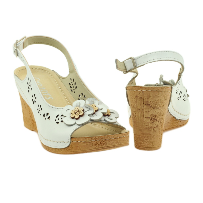 Gregors 648 Keilsandalen weiß 3