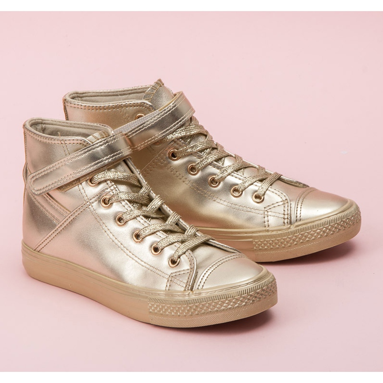 Seastar Hohe Sneaker zum Schnüren gelb 1