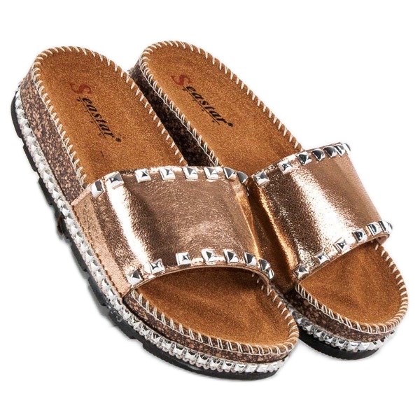 Seastar Stilvolle Damenhausschuhe rosa 1