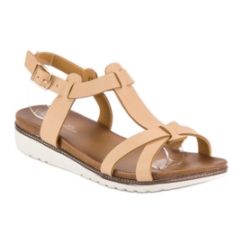 Licean Bequeme Sommersandalen braun 1