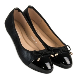 Diamantique Elegante Ballerinas schwarz 1