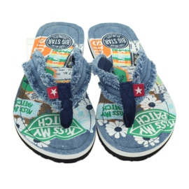 Jeans Big Star 274A126 Flip-Flops blau 4
