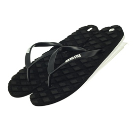Schwarze Big Star 274A145 Flip-Flops 4