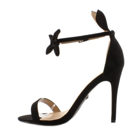 Sandalen an einer Nadel mit Ohren ZJ-15P Schwarz 2