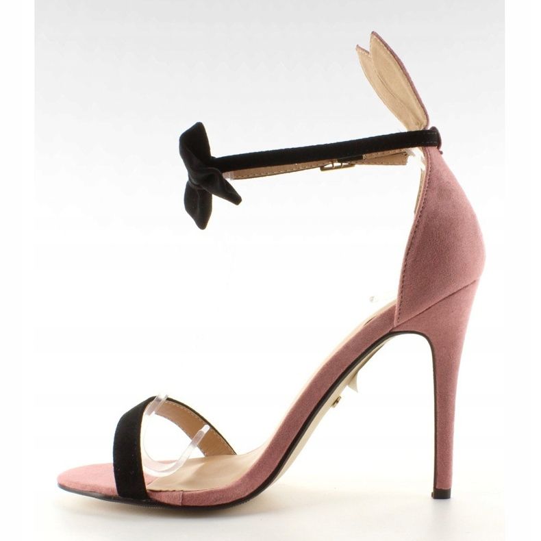 Sandalen auf einer Nadel mit Ohren ZJ-15P Pink rosa 2