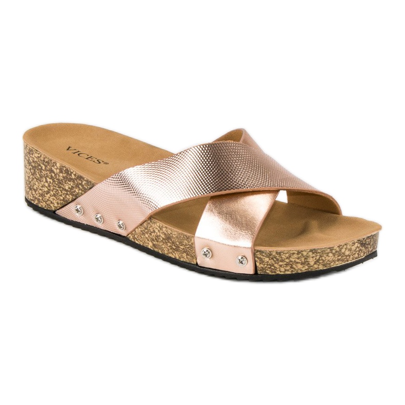 Vices Stylische Laster Hausschuhe rosa 1