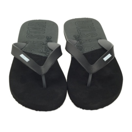 Schwarze Big Star 174422 Flip-Flops grau 3