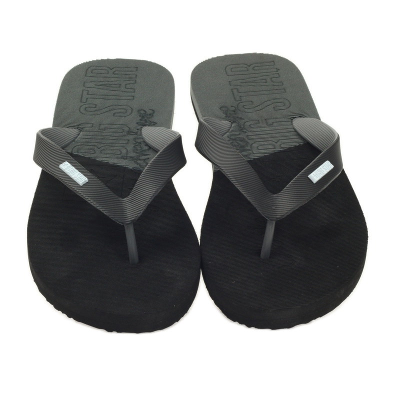 Schwarze Big Star 174422 Flip-Flops grau 3