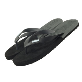 Schwarze Big Star 174422 Flip-Flops grau 4