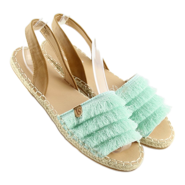 Espadrilles im karibischen Stil Mint 8413 Mint grün 2