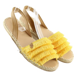 Espadrilles im karibischen Stil gelb 8413 Gelb 2