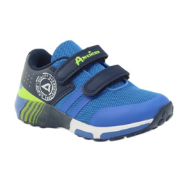 American Club Amerikanische ADI Sportschuhe für Kinder 16687 blau grün navy blau 1