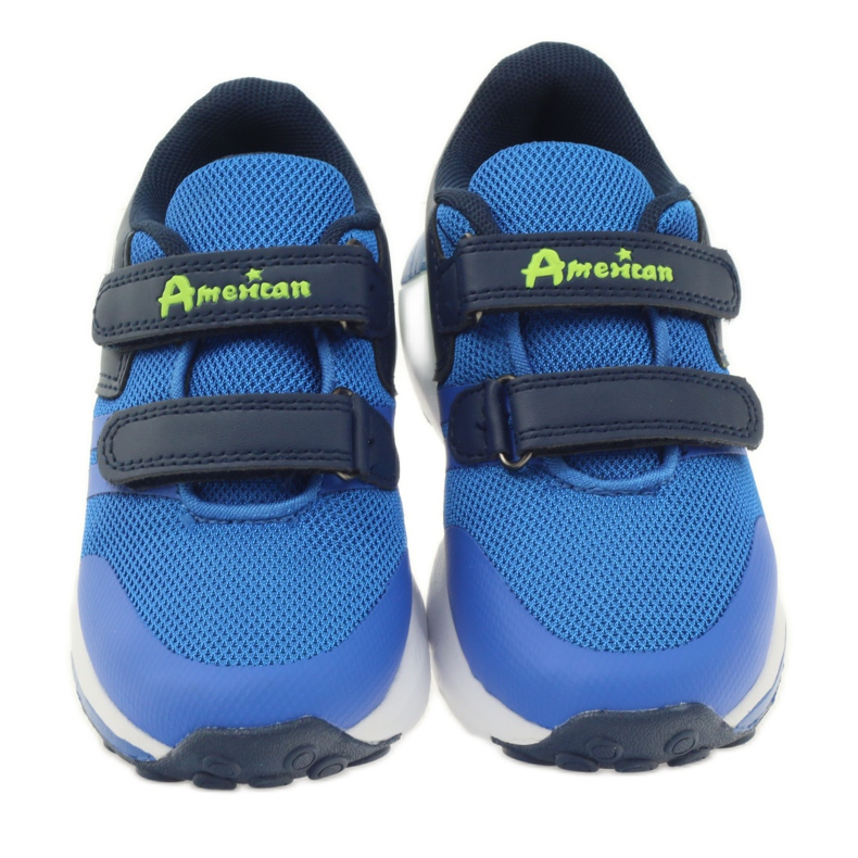 American Club Amerikanische ADI Sportschuhe für Kinder 16687 blau grün navy blau 3