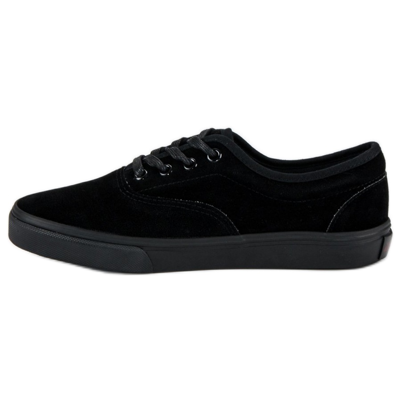 Andy Z Schwarze Wildlederturnschuhe 1