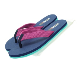 American Club Amerikanische 1607 rosa Flip-Flops 4