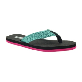 American Club Amerikanische Damen-Schaumstoff-Flip-Flops grün 1