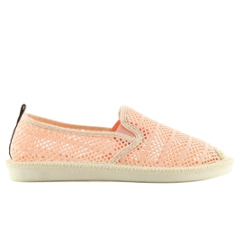 Espadrilles aus rosa Mesh 35503 Rosa 1