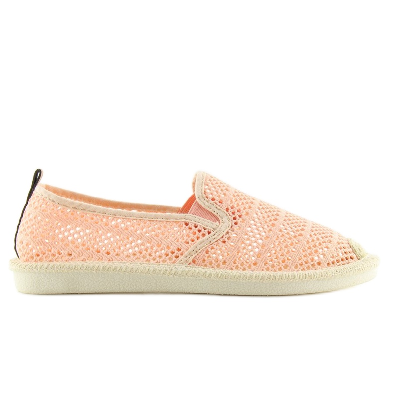 Espadrilles aus rosa Mesh 35503 Rosa 1
