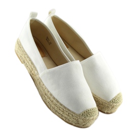 Weiße Damen-Espadrilles BB10P weiß 1