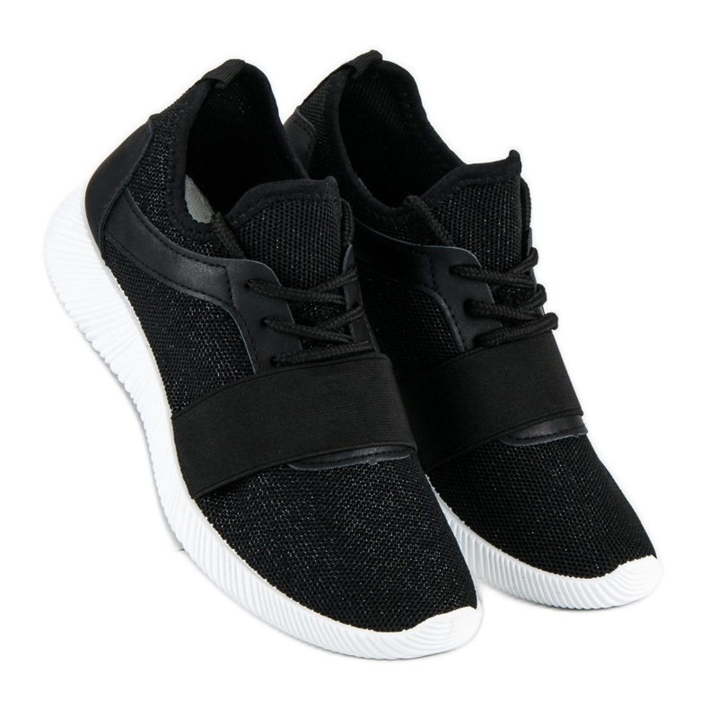 Schwarze Schlupfschuhe 1