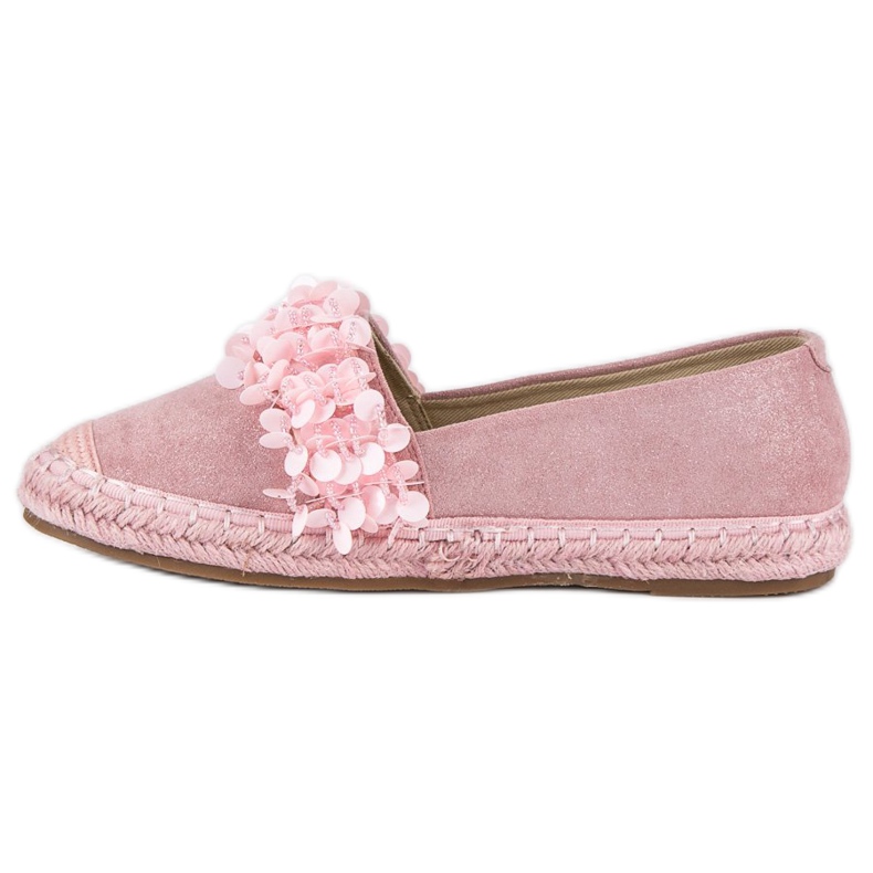 Vices Espadrilles aus Wildleder rosa 1